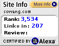 Alexa Certified Site Stats for www.sowang.com
